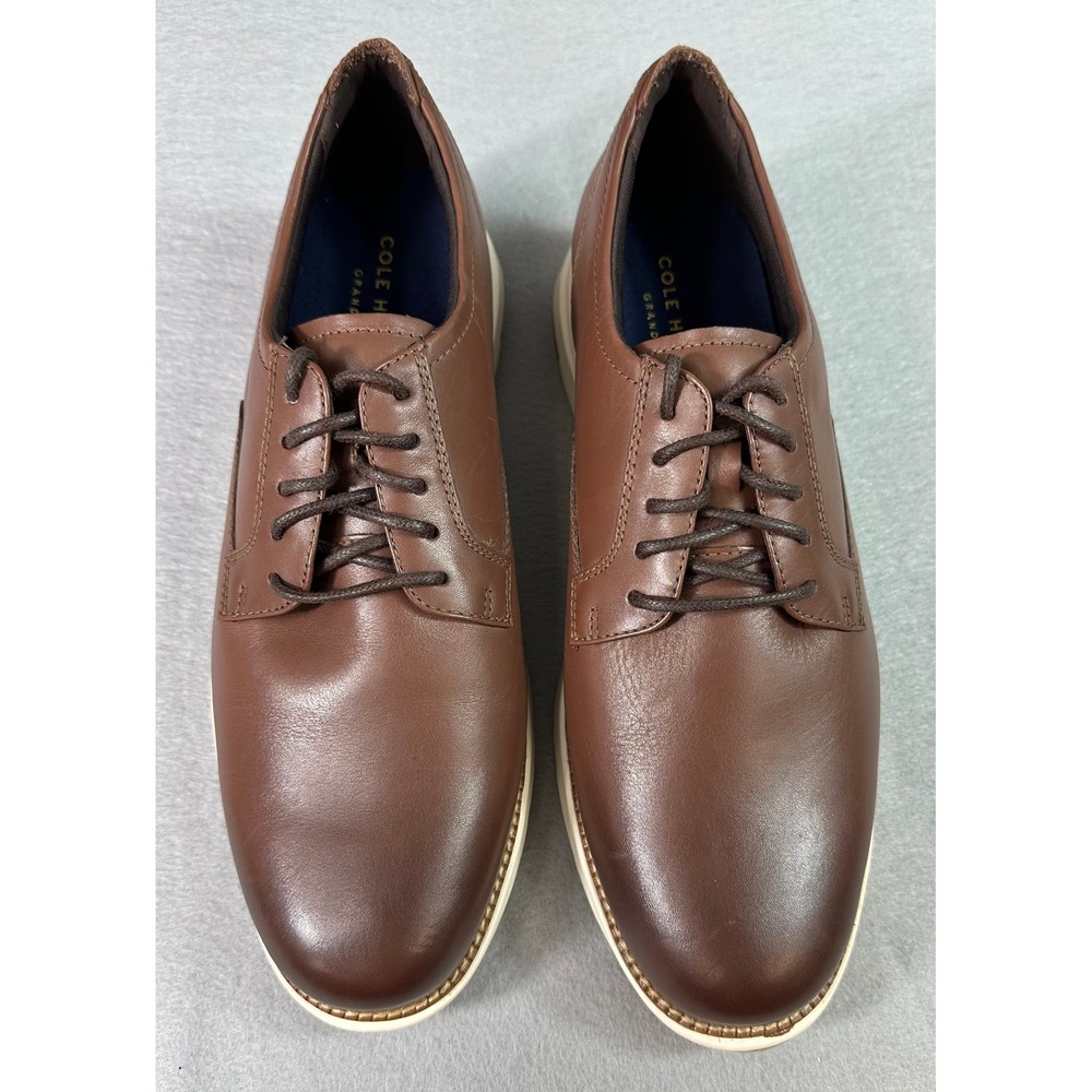 Cole Haan Men's Brown Grand Atlantic Oxford Dress Shoe sz 12M (S2296) - Picture 4 of 9
